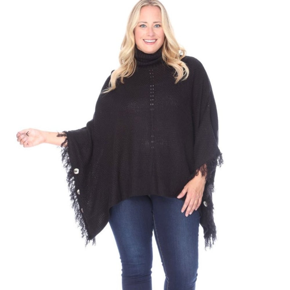 SOLD knit poncho